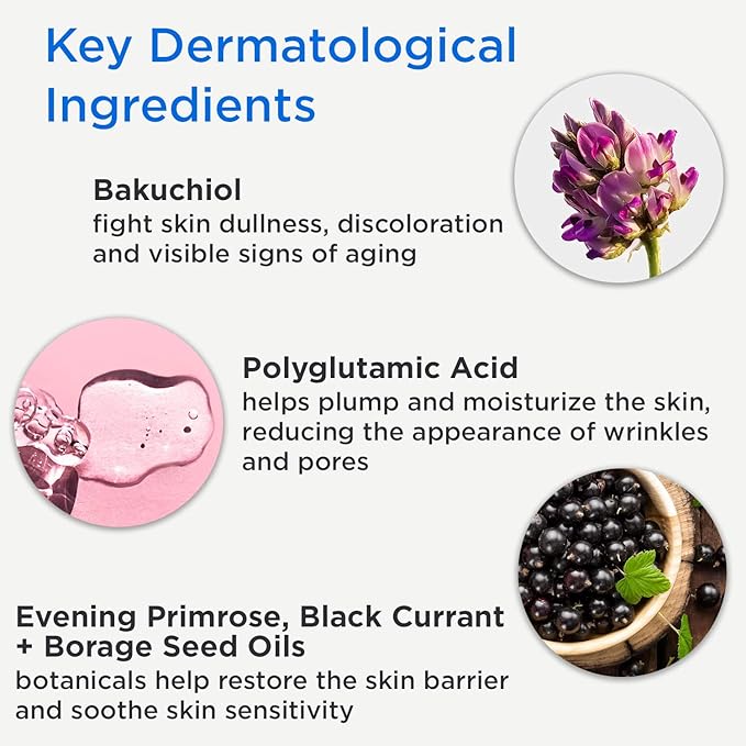 DERMAdoctor Calm Cool + Corrected Anti-Redness Cream & Bakuchiol Retinol Alternative Serum Bundle for Sensitive Skin