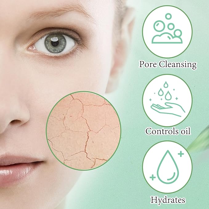 5PCS Green Tea Face Sheet Masks Set, 2PCS Oil Control Long Lasting Moisturizing Blackhead Remover Facial Mask Clay Stick, Deep Pore Cleansing Face Mask Skin Care for All Skin Types(7PCS)