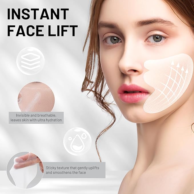 2 Boxes Joylandgo Wrinkle Patches, Microcrystalline Nasolabial Folds Removal Patches, Joylandgo Wrinkle Removers Patches, Lift Tape Invisible Anti Wrinkle Patches