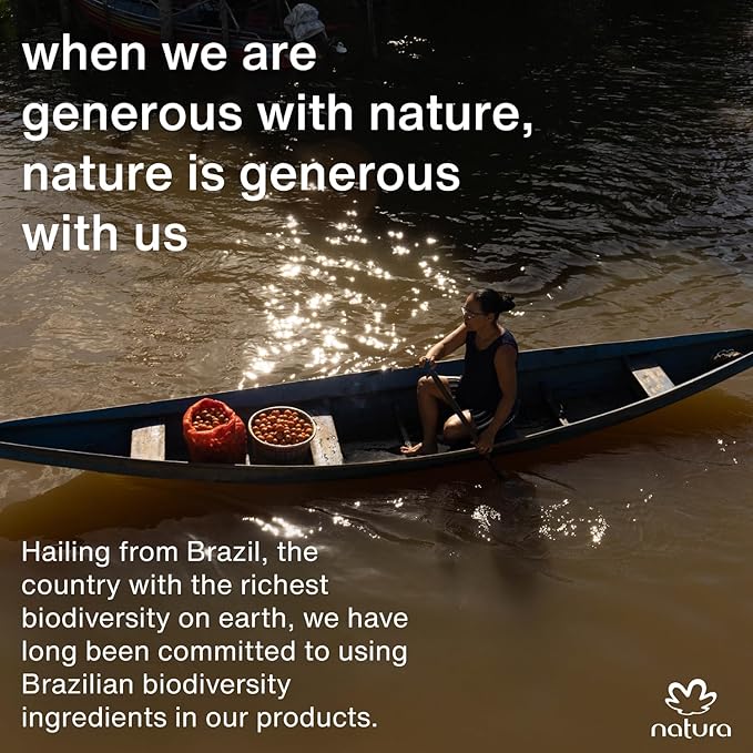 natura - Ekos Castanha (Brazil Nut) Hand Cream - Anti-Dryness Hand Balm - 24-Hour Deep Hydration Skin Moisturizer - Vegan Skin Care - Brazilian Beauty Secrets - Self Care & Body Care - 2.6oz (75g)