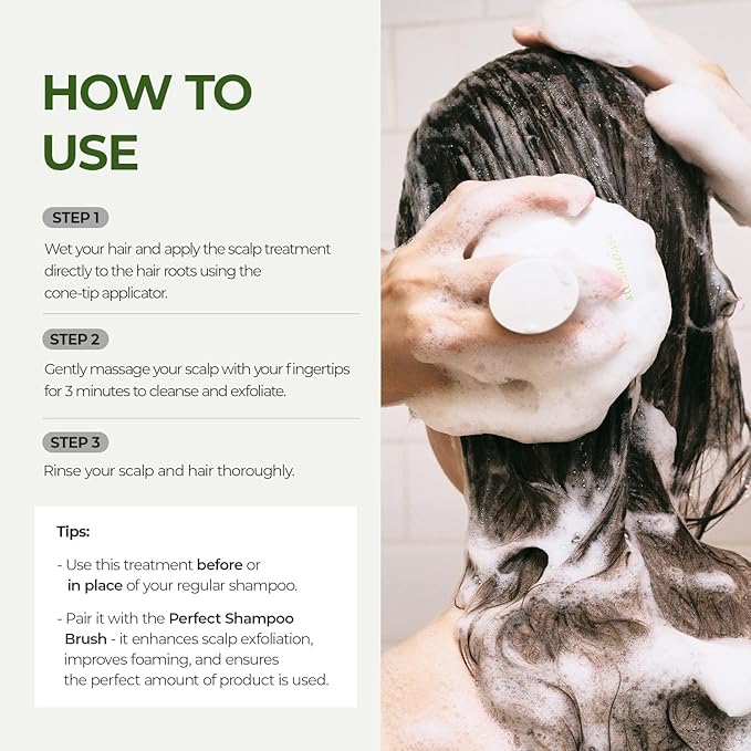 Tea Tree Scalp Water Scaler | Scalp Exfoliator for Itchy Dry Flaky Scalp, Buildup Remover, Treatment for Excess Sebum Oily Greasy Hair | Korean Hair Care Products, Travel Size, 1.69 fl oz