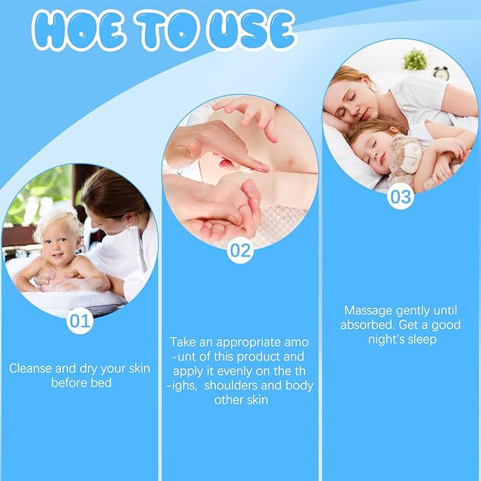 Junior's Bedtime Lotion, Magnesium Lotion for Kids, juniors Bedtime Lotion Kids, juniors Magnesium Bedtime Lotion, Sheep Junior's Bedtime Lotion, Magnesium Cream, Sensitive Skin Support (2PCS)