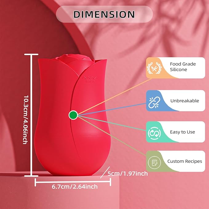 Ice Roller For Face,Cryo Cube Ice Roller For Facial And Eye,Skincare Tools,For Relieving Facial Edema, Shrinking Pores, And Lifting And Firming The Skin (Red)