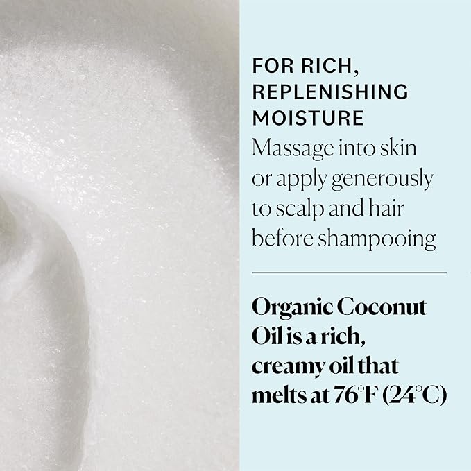 Sky Organics - Organic Extra Virgin Coconut Oil for Skin & Hair, 16.9 fl oz - Multipurpose Hair Oil & Body Moisturizer - Vitamins, Antioxidants & Fatty Acids - Vegan, Cruelty Free - w ebook