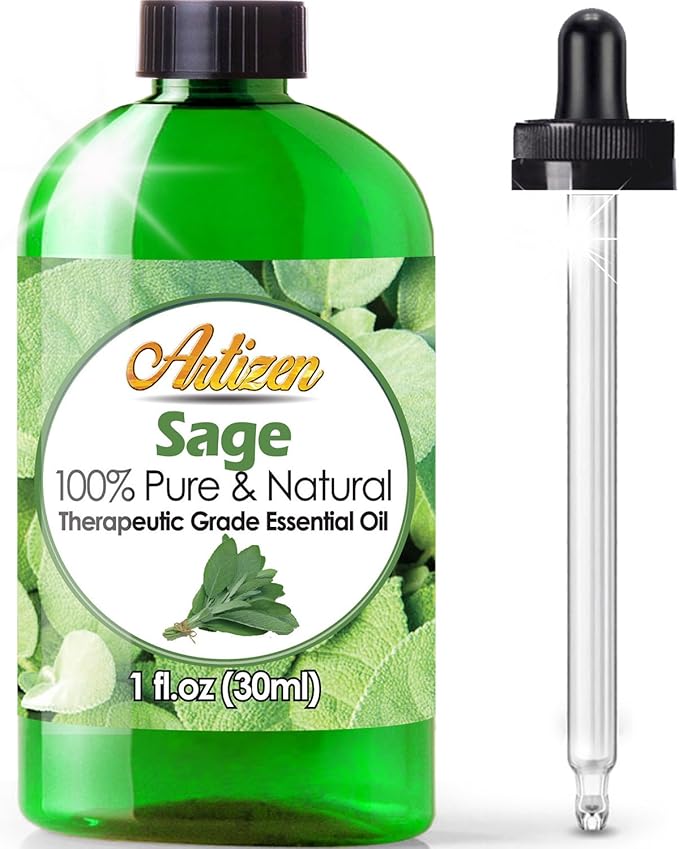 Artizen 30ml Oils - Sage Essential Oil - 1 Fluid Ounce