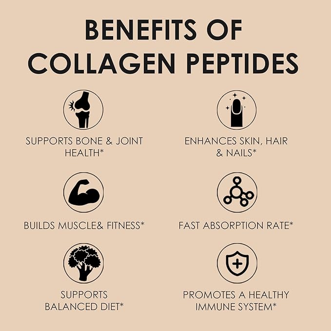 Premium Collagen Peptides Powder, 30 Sticks Travel Packets(Type I, III), Unflavored Collagen Protein Powder to Go, Hydrolyzed Collagen Peptides for Skin Hair Nail Joint, 10g per Serving, Paleo & Keto