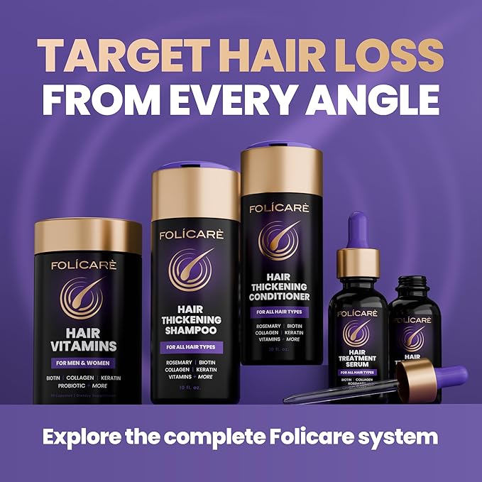 Hair Skin And Nails Vitamins for Women & Men (3 Pack), w/ Biotin to Support Healthy Hair, Biotin Supplement Pills w/ Collagen + Keratin + Probiotics, Biotina Para Cabello Piel y Uñas - Made in USA