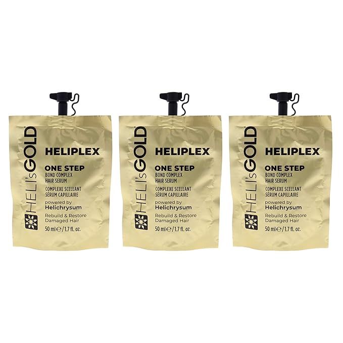 Heliplex One Step Hair Serum for Unisex - 1.7 oz Serum - Pack of 3