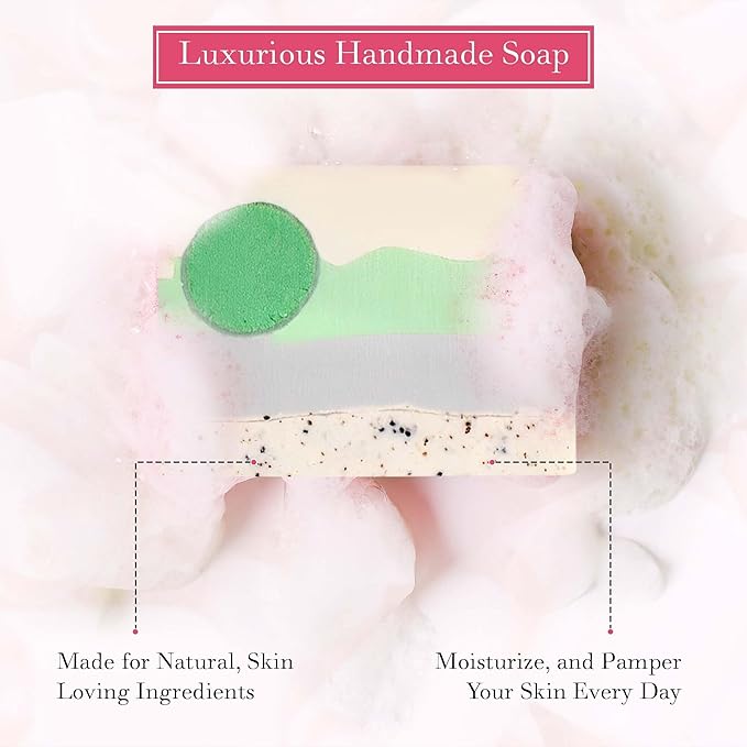 FinchBerry 3-Piece Gift Set - OMG You're Having a Baby! - Baby Shower Gift, New Mom Care Package for Sister, Wife, Friends & Family - With Handmade Soap (4.5 oz), Bath Soak (20 oz) & Hand Cream (1 oz)