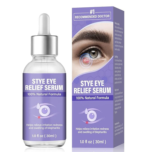 Stye Eye Treatment, Natural Stye Relief Serum, Gently Cleanses Lashes and Eyes, Chalazion and Blepharitis Treatment,Relieves Eye Irritation
