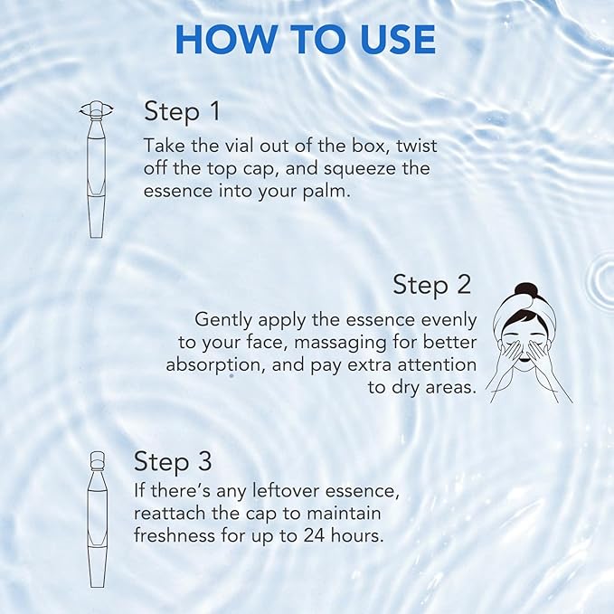 3% Hyaluronic Acid Serum,Hyaluronic Acid for Face, Ultra-Hydrating Vials,Moisturizing,Plumping Skin & Smoothing the Look of Fine Lines,Anti-Aging Serum for Face,Dry&Sensitive Skin(1.2 ml)*30