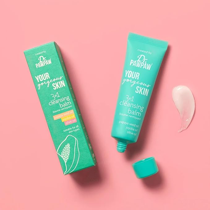 Dr.PAWPAW Your Gorgeous Skin 3 In 1 Cleansing Balm: Lightweight, Brightening, Conditioning, Resurfacing & Hydrating (50 ml)