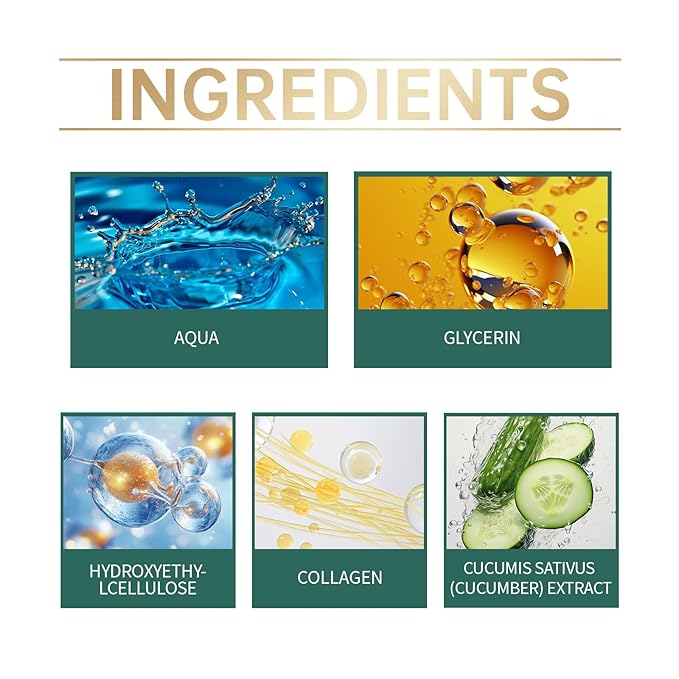 Under Eye Masks,Golden Cucumber Eye Mask 60 Tablets Set,Eye Mask for Fine Lines, Wrinkles, Dark Circles and Eye Puffiness,Suitable for Both Men and Women,5.64 OZ