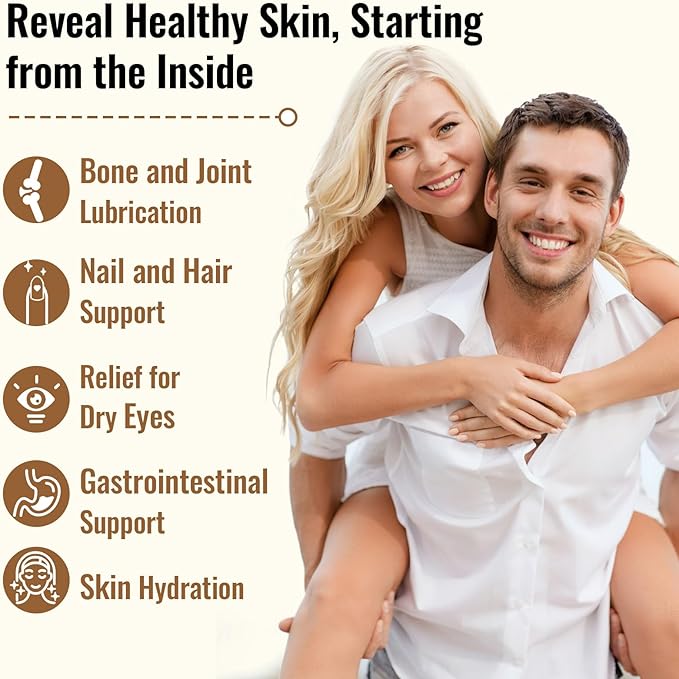 19-in-1 Hyaluronic Acid Capsules and Men Multivitamins Nourish Your Body, Inside and Out (Pack of 2)