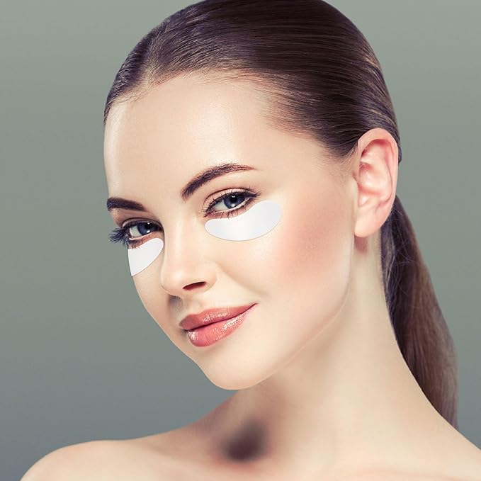 10 PCS Silicone Eye Patches Reusable, Under Eye Patches, Eye Mask for Skin Care for Reduce Wrinkles, Fine Lines and Eye Bags - Blue, Purple, White, Pink, Black - 5 Pairs