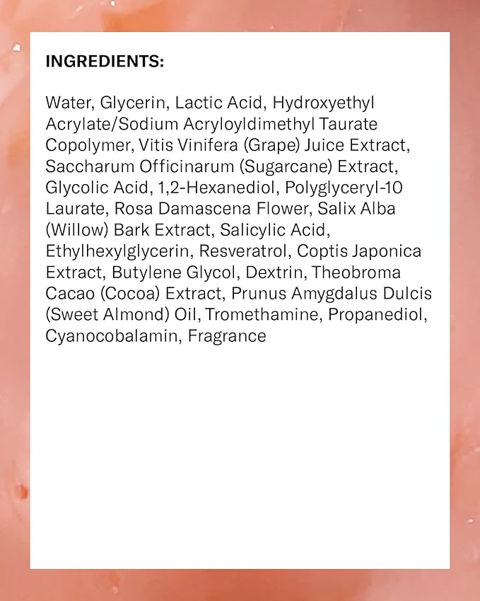 Then I Met You Rosé Resurfacing Facial Mask, Nourishing & Brightening Face Treatment with AHA, BHA & Resveratrol, Vegan & Clean Skincare, 1.76 oz