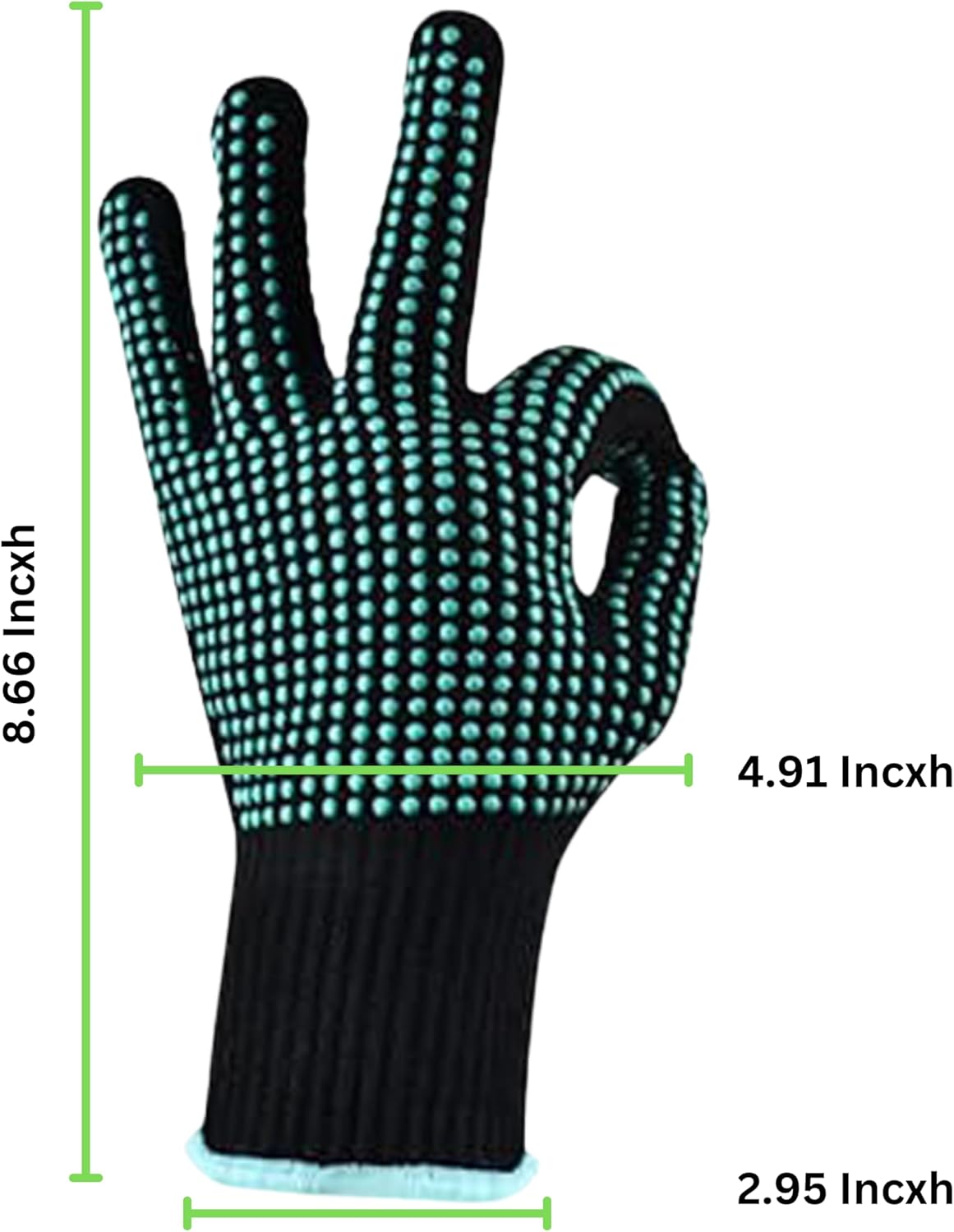 Heat‑Resistant Gloves–Silicone‑Grip Protection for Hair Styling, Curling & Flat Iron, Heat Press, Sublimation–Universal Fit