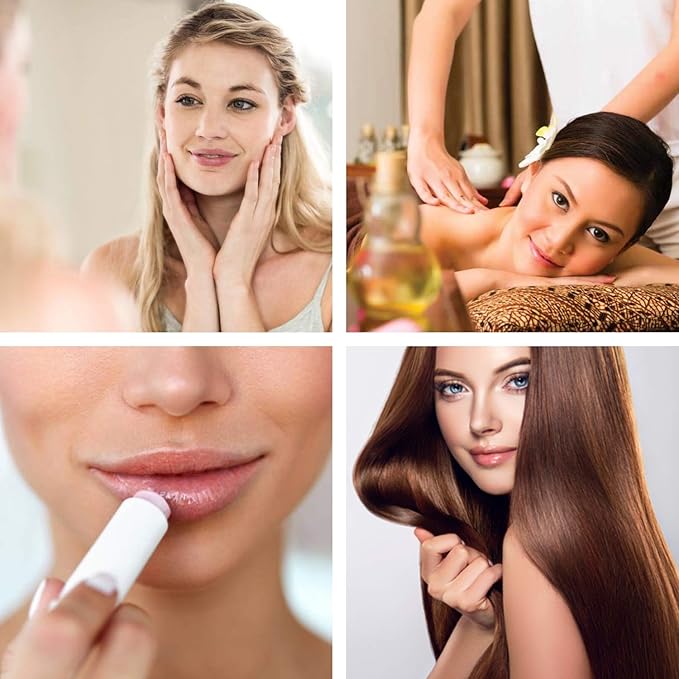 Florona Jojoba Oil 100% Pure & Natural - 4 fl oz, for Hair, Face & Skin Care, Massage