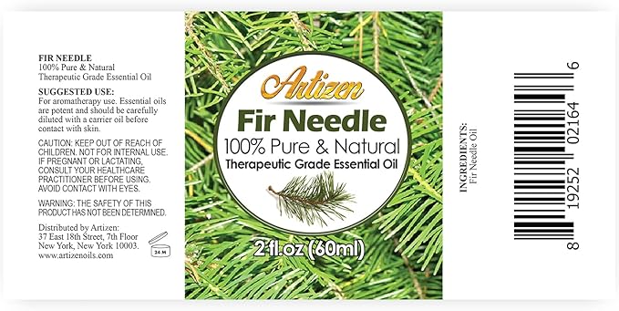 Artizen 2oz Oils - Fir Needle Essential Oil - 2 Fluid Ounces