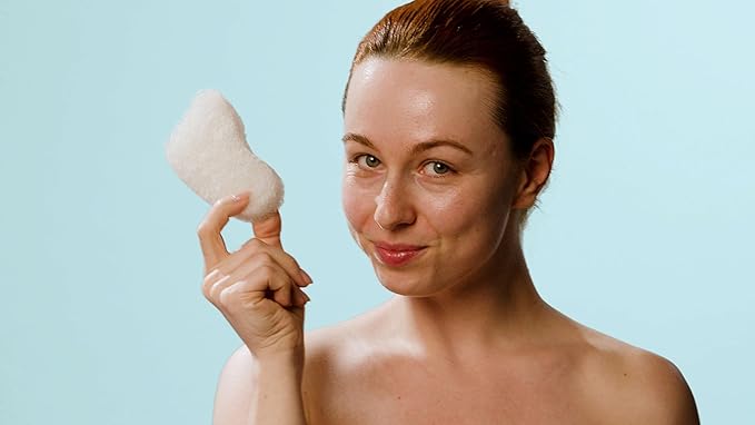 HartFelt Pedicure Exfoliation Beauty Box with 6 Exfoliating Foot Scrubber Bath Sponges & 2 Magic Pumice Stone for Feet Callus Remover | Gentle Sponge Pad & Foot Scrubbing Stone for Deep Cleansing