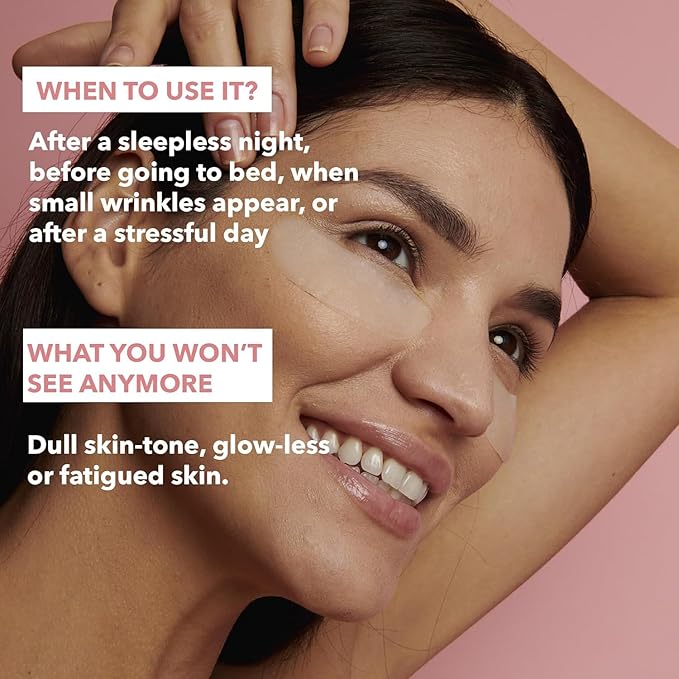 Exception Rosée - Regenerating Under Eye Patches - Hydrating & Brightening - With Ceramides & Omega-3 & 6 - Brightening, Firming & Revitalizing - Multi-Active Serum Formula - 30 Pairs