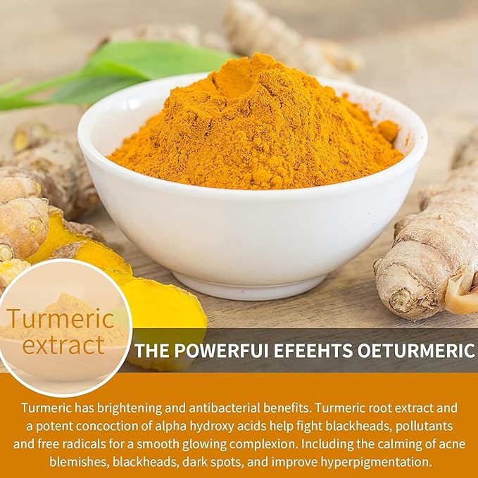 Sheet Masks Turmeric Face Sheet Mask for Acne, Anti Acne Face Sheets Mask, Face Mask Skin Care, Hydrating Face Masks Skincare, Facial Mask Sheet Facial Masks for Breakouts Pimple Oil Control 10 Sheets