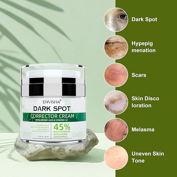 Dark Spot Remover Corrector for Face and Body, Dark Spot Corrector Cream,Moisturizer-Remover Sun Spot, Age Spot,Melasma, Freckles,Brown Spot Hyperpigmentation for Men and Women