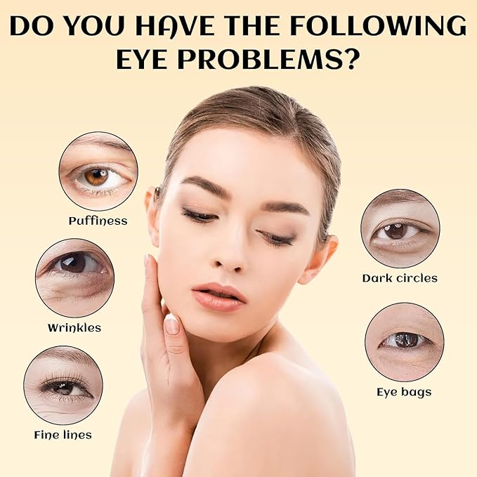 Eye Balm with Vitamin C Reduces Puffiness, 2025 New Revive Vitamin C Eye Balm Stick for Reducing Dark Circle, Hydrating Eyes Cream Eyes Care Stick for Women