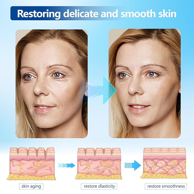 2025New Neck Face Massager, Face Sculpting Tool, 3 Modes and Vibration for Facial Massager for Double - Chin Wrinkle,Daily Home Use (White)