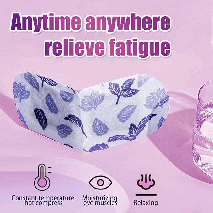 18 Packs Steam Eye Mask for Dry Eyes Self Heating Masks Cornea Care Rest Disposable SPA Warm Eye Compress Sleep Mask 30+ Minutes of Warmth for Reduce Eye Fatigue Travel Essentials (Unscented)