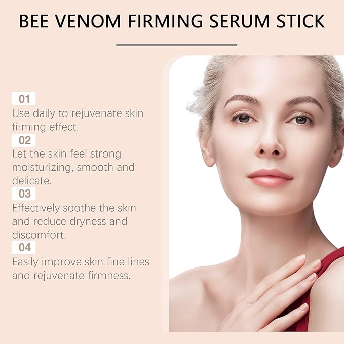 Botox Bee Venom Firming Serum Stick,Advanced Firming & Wrinkle-Reducing Cream, Skin Firming Cream For Body, Lifts, Plumps and Firms Skin,Natural Serum for All Skin Types (1PC)
