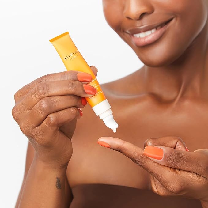 Relevant Beam and Glow Eye Serum - Hydrating Serum for All Skin Types - Vegan Skincare with Shea Butter and Niacinamide - Gluten Free - 0.5 oz