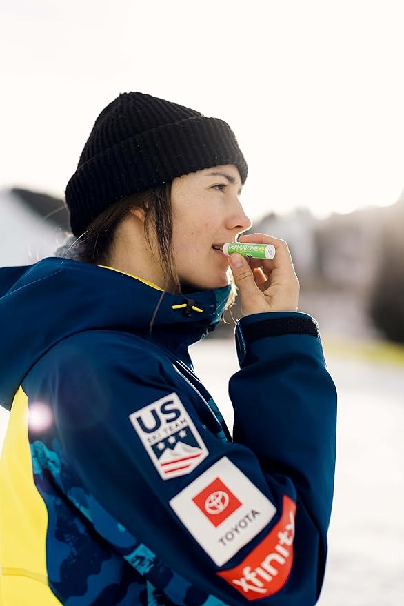 Dermatone Green Tea Lip Balm | Moisturizing | Medicated | Aloe & Vitamin E | Soothes Chapped & Cracked Lips | SPF30 | 3-pack (Green Tea, 0.15oz)