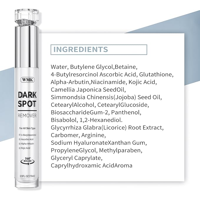 Dark Spot Remover for Face,Facial Dark Spot Remover for Sun Spots Age Spots Brown Spots,Body Dark Spots Remover Skin for Hands Underarm Legs (0.5 Fl Oz)