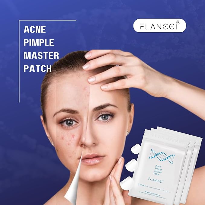 Pimple Patch Acne Patches Facial Skin Care Products, Blackhead Remover Skincare, Pimple Patch for Face and Hydrocolloid Acne Treatment Patch Salicylic Acid, Acne Spot Treatment (24 Count (Pack of 1))