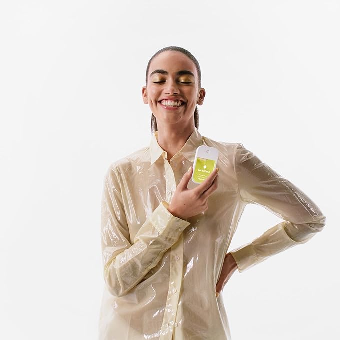 Touchland Power Mist Hydrating Hand Sanitizer Spray, BLOSSOM 5 Set (Lavender, Vanilla, Rainwater, Peach, Applelicious), 1 FL. OZ. Travel Size (Set of 5)