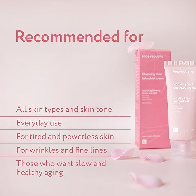 Face Republic Night Wrinkle Care - Blooming Time Bakuchiol Cream & Blooming Collagen Eye Booster