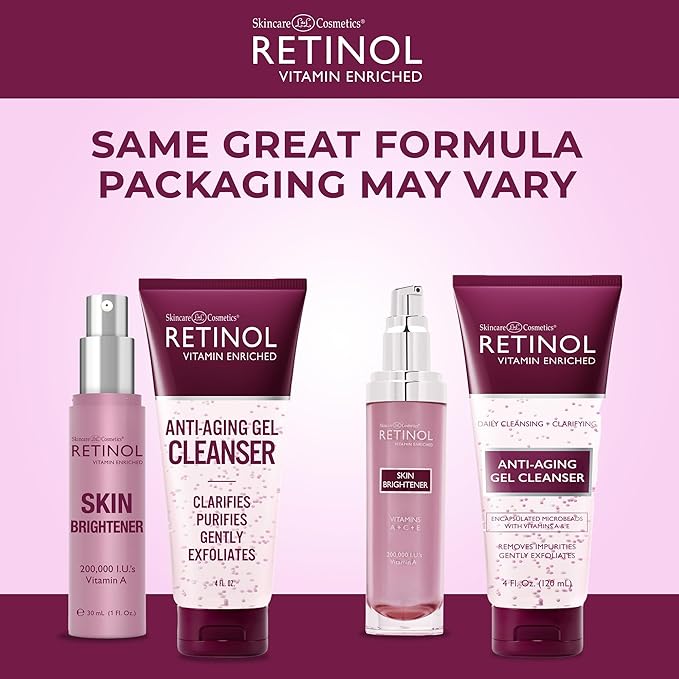 Retinol Anti-Aging Facial Oil – With Nine Essential Oils, Restores Hydration and Nourishment Skin Brightener – Skin Tone Corrector Smooths & Rejuvenates Face for a Healthy Glow.