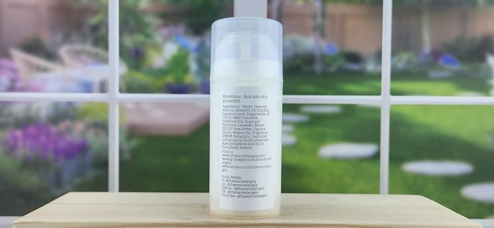 TSA Handmade Face and Body Cream, Moisturizer, Day and Night, Hydrate, Dry Skin, Sensitive, All Natural, Skin Care, Spa, Woman, Men, Calming Lavender