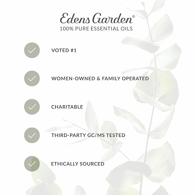 Edens Garden Vanilla Sandalwood Bath & Body Oil – Luxury Aromatherapy Blend with Pure Essential Oils & Vitamin E for Smooth, Hydrated Skin – After Shower Moisturizer for Women & Men, 2 fl oz (59 ml)