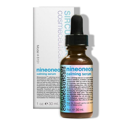 Sircuit Skin NINEONEONE Calming Serum - Hydrating Face Serum with Rhodiola Rosea Root Extract, Niacinamide, Botanical Extracts - Nourishing Facial Serum Supports Hydration (1 oz)