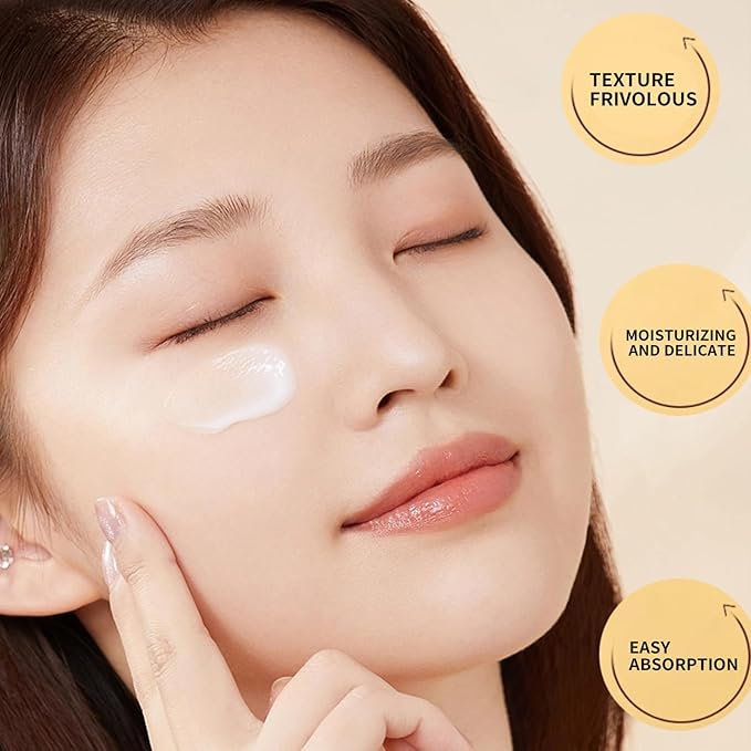 BLUE LOVE 3PCS Anti-Aging Eye Cream – Reduces Dark Circles & Puffiness Under-Eye Bags – Moisturizing & Fast-Absorbing Wrinkle Treatment for Men & Women