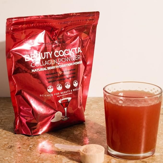 Beauty Cocktail Collagen Powder (Pouch) | Science-Based Beauty and Wellness | Powerful Combo of Vital Nutrients to Support Optimal Health and Vitality | 30 Servings | Net Wt. 11.3 oz/321 g