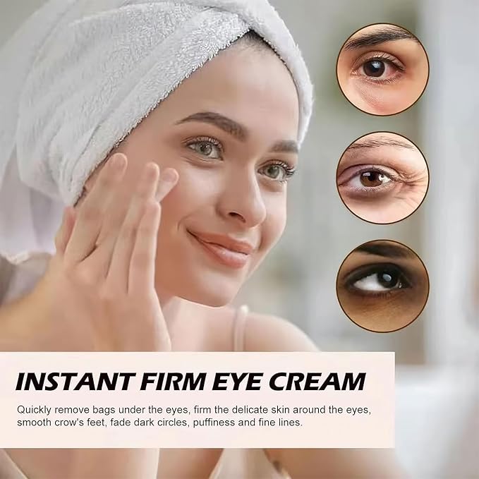West Month Firming Eye Cream, Moisturizing Hydrating Eye Cream Area Anti Aging Fine Lines for Dark Circles, Crow's Feet, Moisturizing Skin, Reduces Eye Bags
