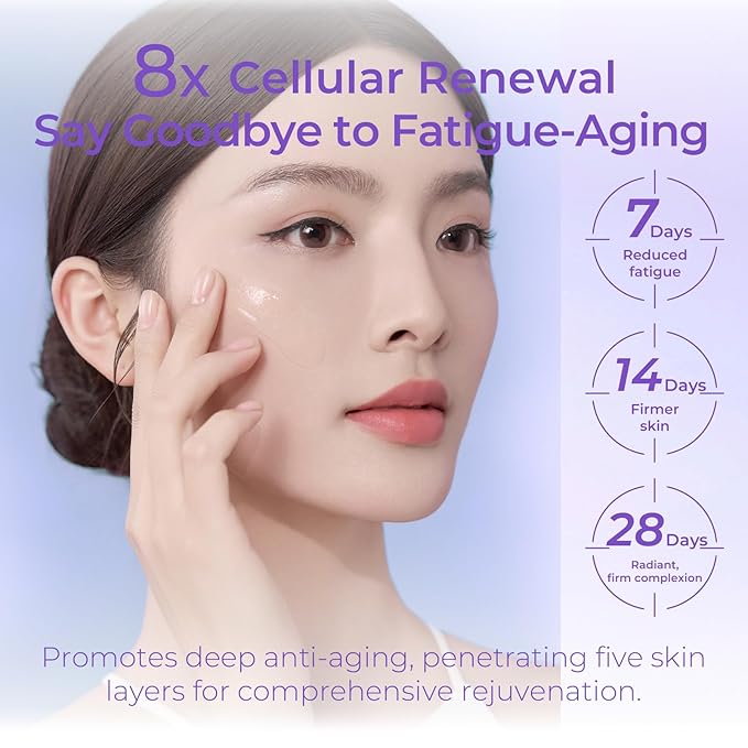 Advanced Repair Face Serum (50mL/1.69oz) - Anti Aging Hydrating Essence with Rose Extract & Hyaluronic Acid & Peptide for Renew Resurfacing, Visibly Hydrates & Plumps Skin