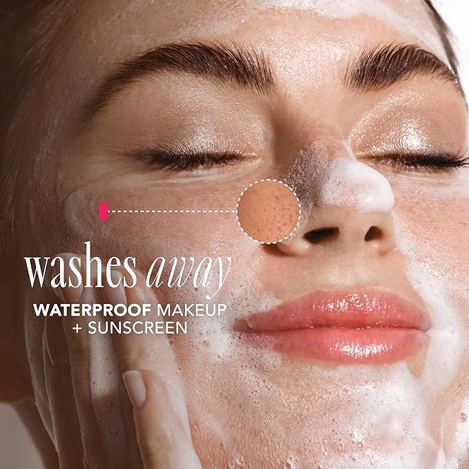 The Face Shop Rice Water Bright Foaming Facial Cleanser with Ceramide, Gentle Face Wash for Hydrating & Moisturizing, Vegan Face Cleanser, Makeup Remover, Korean Skin Care for All Skin Types, 300ml