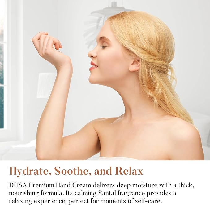 Dusa Grapefruit Gift Set: Room Spray Grapefruit Fragrance (2 oz), Premium Hydrating Hand Cream (2 oz), Soothing Hand Soap & Toile de Jouy Makeup Pouch – Ideal Luxurious Gift for Mothers Day