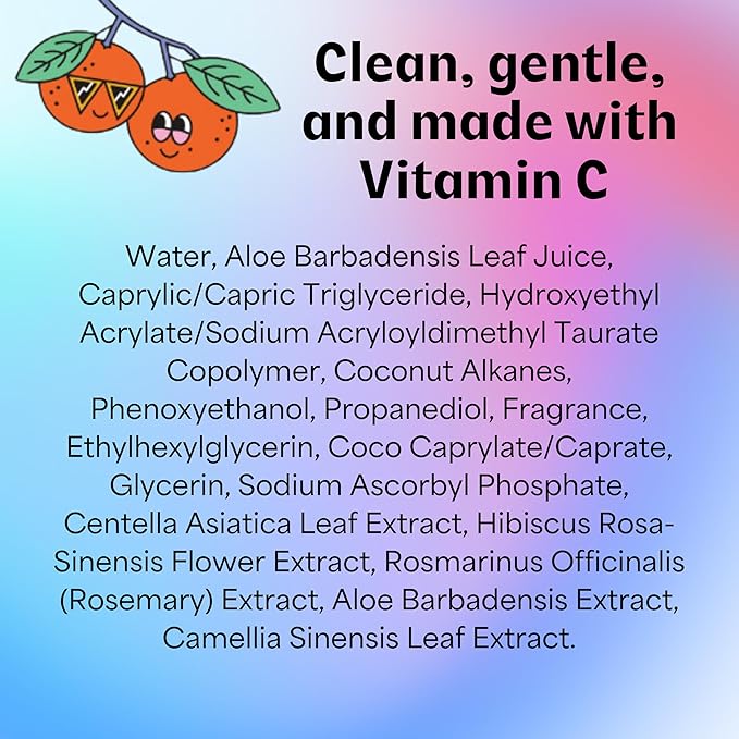 InstaNatural BESTIES Gentle Teen Gel Face Moisturizer | with Vitamin C, Hyaluronic Acid, Niacinamide | for Hydration, Smoothness, Even Skintone | Simple Skincare for Healthy Skin (for All Skin Types)