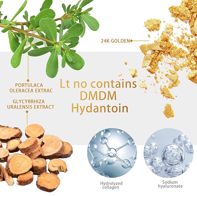 Danvisit 60 Pcs Under Eye Patches: 24K Gold Eye Masks for Dark Circles and Puffiness Anti-Aging & Rejuvenating Hydrogel Eye Patch