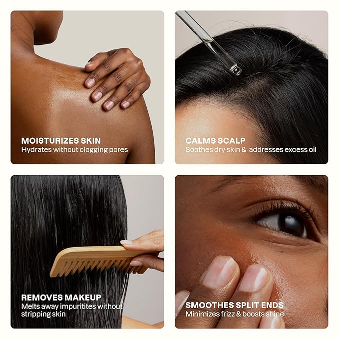 Cliganic Organic Jojoba Oil, 100% Pure (4oz) | Moisturizing for Face, Hair, Skin & Nails | Natural Cold Pressed Hexane Free | Base Carrier Oil (Packaging May Vary)